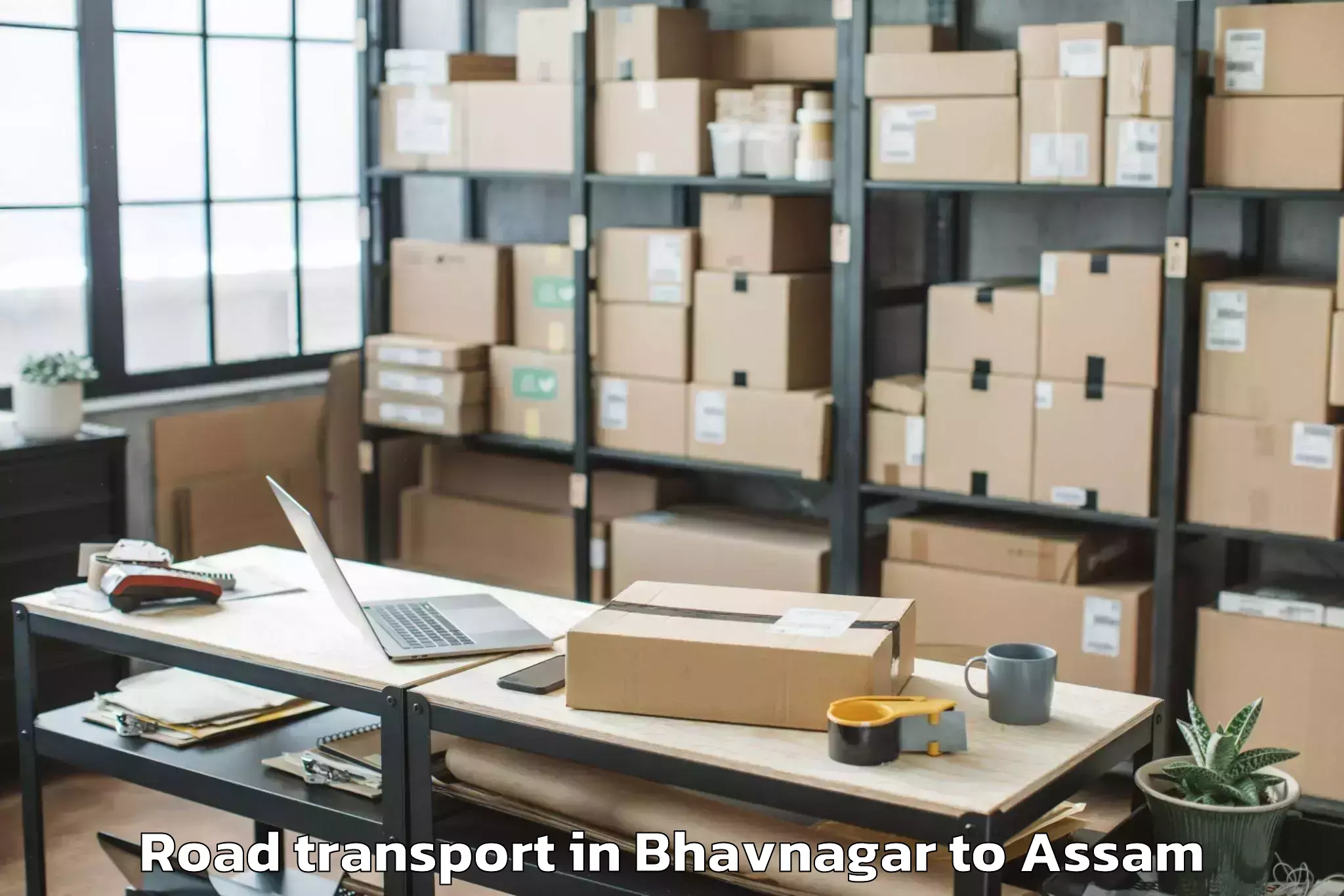 Affordable Bhavnagar to Khoirabari Road Transport